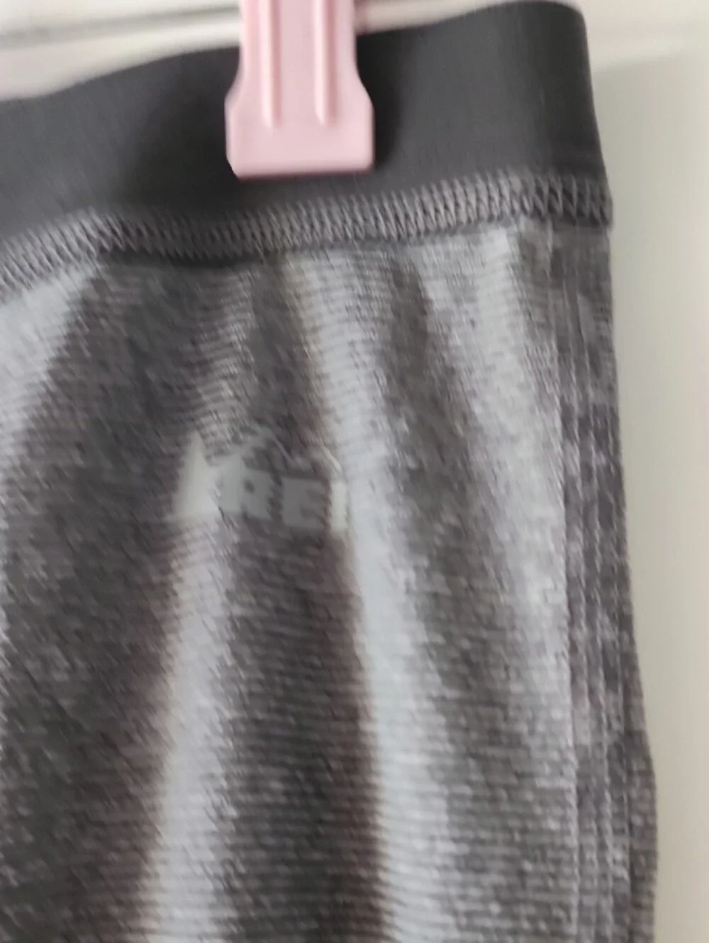 REI Co-op Kids Ray Base Layer Set | Size XXS 4-5 | Dark Grey Pinstripe Thermal